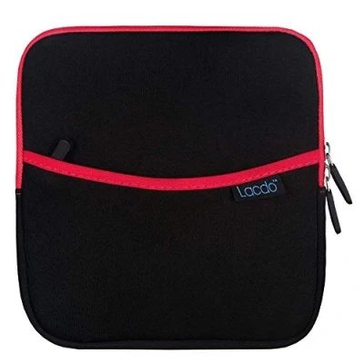 Immagine di Lacdo Custodia Porta CD DVD Borsa per HP Unità, Asus ZenDrive, Dell DW316, LG Samsung Apple Md564zm USB 2.0 SuperDrive Masterizzatore Blu ray Portable Disco Rigido Antiurto e portatile, Rosso