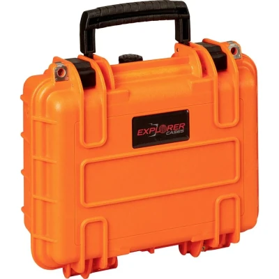 Immagine di Explorer Cases Valigetta portaoggetti outdoor 2712HL.O orange with pick &amp; pluck foam (L x A P) 28 20 12 cm Arancione