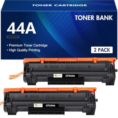 Immagine di 2 Pack 44A CF244A Compatibili Cartuccia per HP Laserjet Pro MFP M28w M15w M28a M15a M16w M16a M28 M29w M29a M29 M15 M16 ‎Standard ‎Nero