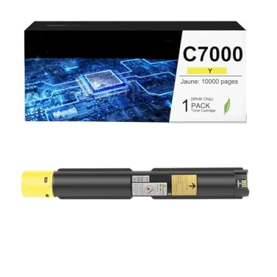 Immagine di CAIDI C7000 Cartuccia toner compatibile con Xerox Versalink C7000V C7000N C7000DN 106R03757 106R03758 106R03759 106R03760 (1 giallo)