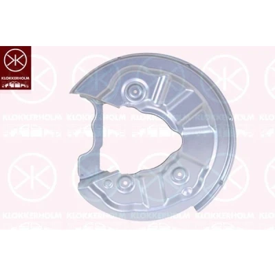 Immagine di KLOKKERHOLM 6614875 Protezione Disco Freno Assale posteriore Sx VOLKSWAGEN: Golf 7, 7 Variant, VIII Hatchback, AUDI: A3 Sportback