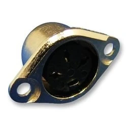 Immagine di Lumberg 0103 05 Connettore circolare DIN Presa a pannello contatti dritti Numero Poli (num): 5 Argento 1 pz.