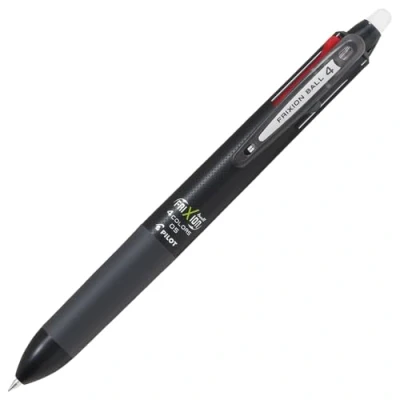 Immagine di Pilot Frixion Ball Knock Penna Multicolori, 4 colori, Nero