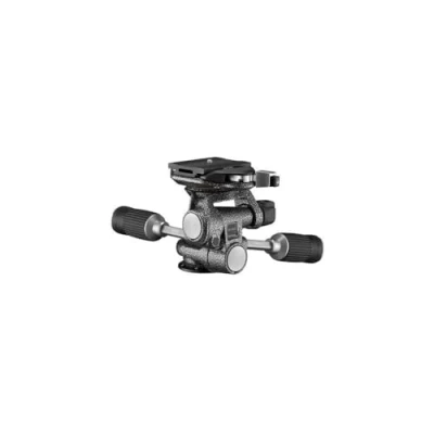 Immagine di Gitzo Testa Fluida a 3 Vie per Treppiede, con Livella Bolla, Impugnature Ergonomiche, in Magnesio Ultraleggero, Sostine fino 13kg, Fotografi e Videomaker
