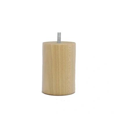 Immagine di La Fabrique de Pieds Set di 4 Gambe per Letto, Legno, Vernice Trasparente, 10 x 7 cm, unità