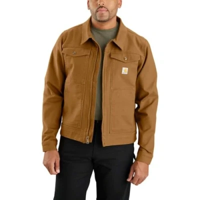 Immagine di Carhartt Giacca da uomo Rugged Flex Relaxed Fit Duck, Carhartt, marrone, Small