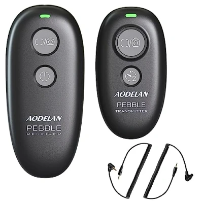 Immagine di AODELAN Wireless Shutter Release Telecomando di Rilascio dell&#039;otturatore per Canon EOS R, 250D, 5D Mark III,5D MarkIV, 5D, 6D, 7D MarkII