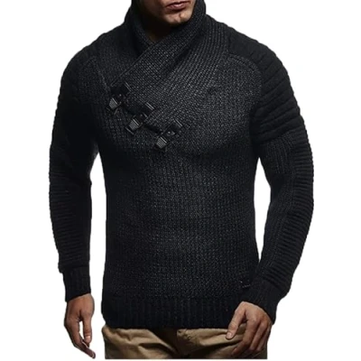 Immagine di Leif Nelson Maglione, Uomo, Taglia: Medium, Schwarz anthrazit