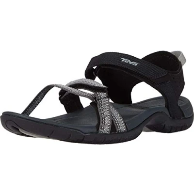 Immagine di Teva Verra, Sandali a Punta Aperta Donna, Nero (Antiguous Black Multi Abml), 42 EU