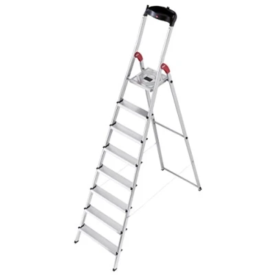 Immagine di Hailo 8160 801 L60 Scala in alluminio con 8 gradini