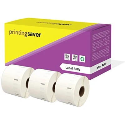 Immagine di Printing Saver 3x 11354 57 x 32 mm Compatibili Rotoli Etichette adesive (1000 Etichette/Rotolo) per Dymo LabelWriter 310 320 330 4XL 400 450 Turbo/Twin Turbo/Duo &amp; SLP etichettatrici