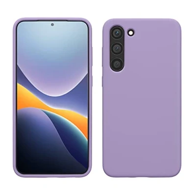 Immagine di kwmobile Cover per Samsung Galaxy S23 Plus Custodia Back Case Smartphone in Silicone TPU Protezione Gommata lavanda lilla