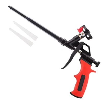 Immagine di pistola a schiuma, non necessita di detergenti, schiuma poliuretano espanso, rivestita in Teflon (PTFE), adatta per sigillare, riempimento, uso domestico e ufficio