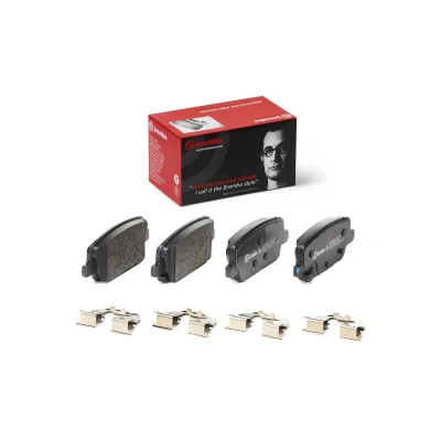 Immagine di BREMBO P 30 118 Kit pastiglie freno con segnalatore acustico usura accessori