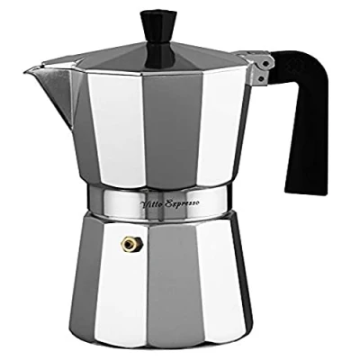 Immagine di Ilsa Caffettiera Vitto Expresso alluminio, colore: argento 12 tazze cm