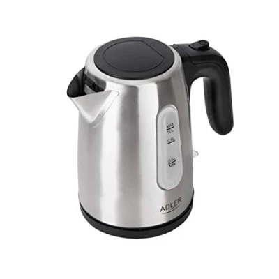 Immagine di Adler AD1273 Bollitore in Metallo con capacità di 1 litro e 1200 W Potenza 1273, Inossidabile, Acciaio Inox