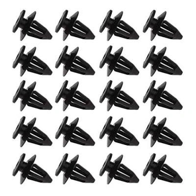 Immagine di OTOTEC 100 clip di fissaggio per pannello rivestimento interno auto, in plastica, parafango, compatibile con T3 T4 T25 51411973500 823867299