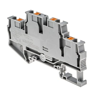 Immagine di Phoenix Contact PTTB 4 3211786 Morsetto doppio Numero Poli (num): 0.2 mm² Grigio 1 pz.