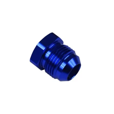 Immagine di Flare Hex Port Plug Adapter Fitting AN4 Blu