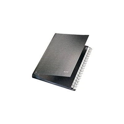 Immagine di LEITZ Libro Monitore numerico in cartone 1 31 scomparti Nero 58310195