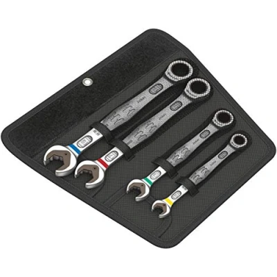 Immagine di Wera 05073290001 Joker Kit chiavi combinate a cricchetto 4 parti 10 19 mm