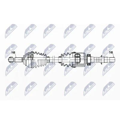 Immagine di NTY NPW RE 196 Albero motore / Semiasse Assale anteriore Dx 903