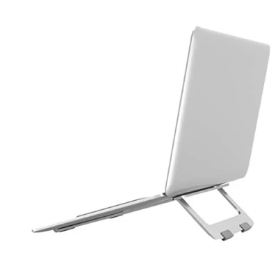 Immagine di MisFox Supporto PC Portatile, Alluminio Pieghevol Alza Ergonomico Regolabile Laptop Stand per Portatili con Display Fino a 15.6