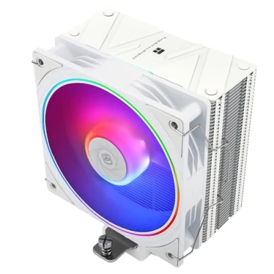 Immagine di Thermalright Assassin Spirit 120 EVO WHITE ARGB Raffreddatore CPU 4 Heatpipes, TL S12W S PWM silenzioso, ventola con supporto AMD AM4 / AM5 Intel 1700/1150/1151/1200