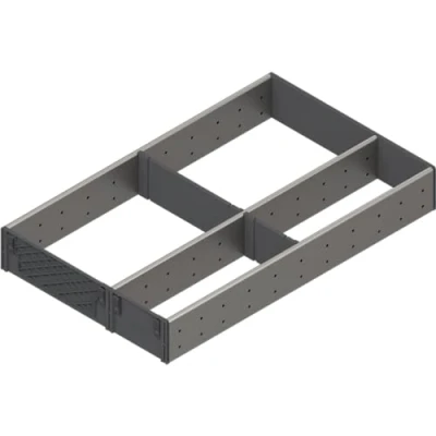 Immagine di Set divisorio per cassetti Orga Line Blum: flessibile rimovibile e adatto alla lavastoviglie