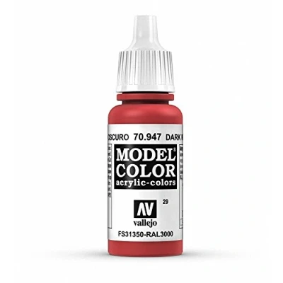 Immagine di Vallejo Model Color Colore Acrilico, 17 ml, Rosso