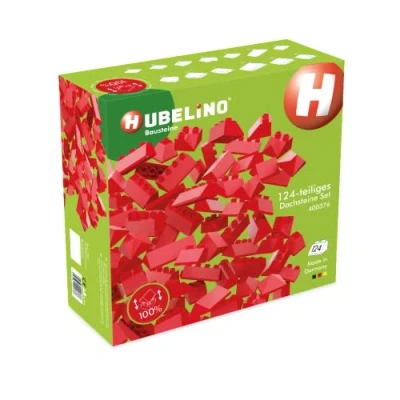 Immagine di Hubelino 124 Set parziale di mattoncini Dachstein, Compatibile con i Lego Duplo, non più piccoli