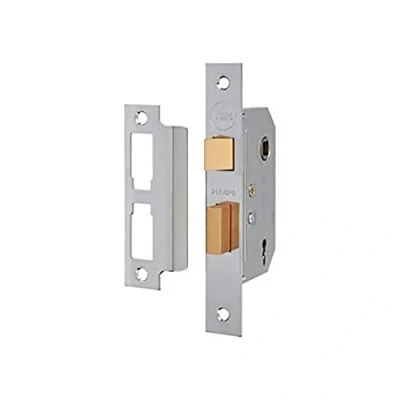 Immagine di Yale P M246 CH 76 2 Leve mortasa di Sicurezza Base, Finitura cromata, 3 Inch/76 mm