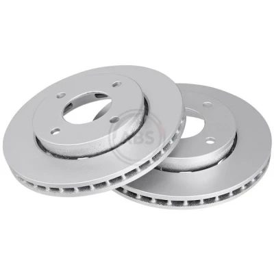 Immagine di A.B.S. COATED 17650 Disco freno 256 24 4 114,3 ventilato rivestito MITSUBISHI: Colt 6, VI CZC Cabrio, SMART: Forfour I