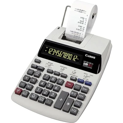Immagine di Canon MP120 MG es II Calcolatrice da tavolo scrivente Bianco Display (cifre): 12 rete elettrica (L x A P) 203 72 292 mm