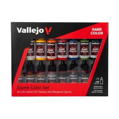 Immagine di Vallejo Game Color Set di Introduzione Colori acrilici a base d&#039;acqua, 16 x 17 ml, Multicolore