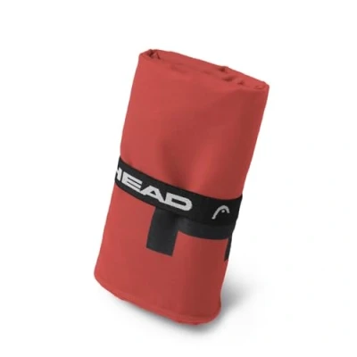 Immagine di HEAD Active Asciugamano Microfibra con Elastico, Palestra Leggero Rapida Asciugatura, Valido come Telo Multiuso Asciugamani Bagno Assorbente e Salvaspazio da Viaggio, 70x140, Lava Red