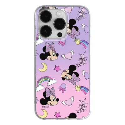 Immagine di Ert Group custodia per cellulare Apple Iphone 14 PRO MAX originale e con licenza ufficiale Disney, modello Minnie 031 adattato in modo ottimale alla forma dello smartphone, TPU