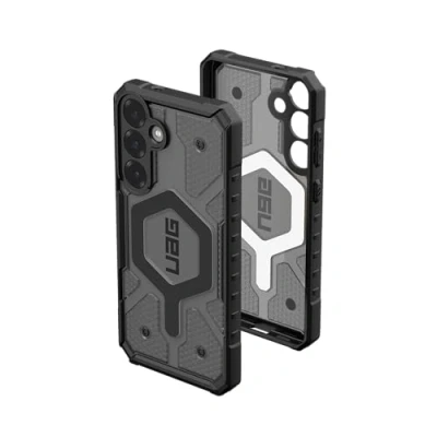 Immagine di Urban Armor Gear Pathfinder MS Case Samsung Galaxy S25 Plus Custodia (Anello magnetico, Designed for certificato, Ricarica wireless compatibile, 5,5m Protezione) ash (grigio trasparente)