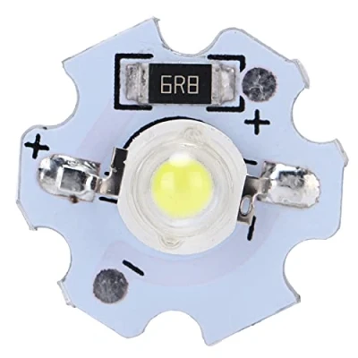 Immagine di Fafeicy Perline con Lampadina a Chip LED da 1W 5V Disponibili in più Colori per Lampada Ad Alta Potenza Super Luminose （Confezione 25）(Luce Bianca Fredda)