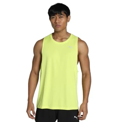 Immagine di Puma RUN Velocity TANK Top, Uomo, Taglia: Large, Lemon sherbert