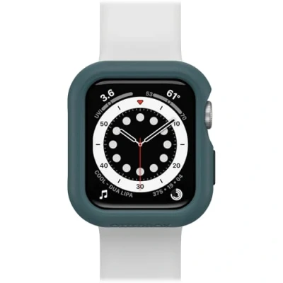 Immagine di OtterBox All Day Bumper per Apple Watch Series SE (2ª gen/1ª gen)/6/5/4 44mm, antichock e cadute, sottile protettivo schermo bordi dell&#039; Watch, Verde/Blu