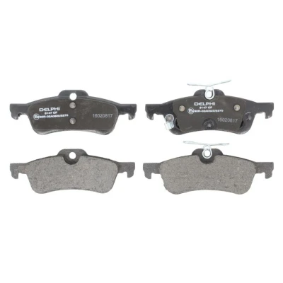 Immagine di DELPHI LP3147 Kit pastiglie freno con segnalatore acustico usura lamierino anticigolío senza accessori HONDA: CIVIC 9, 9 Tourer