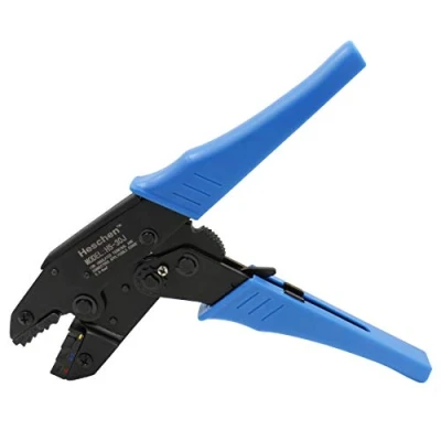 Immagine di Heschen Pinza per cricchetti a cricchetto Terminali cavi isolati HS 30J Strumenti crimpare Utilizzare 1 2,5 6 mm² (20 10 AWG) Blu