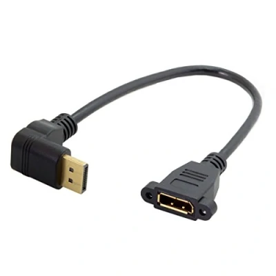 Immagine di chenyang CY DisplayPort Display Port Maschio a Femmina Cavo di prolunga inclinato 90 gradi verso il basso