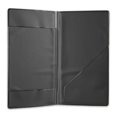 Immagine di DAG Style Linea Risto Porta Conto, PVC, Nero, Chiuso: 21.8 x 11.8 cm, Aperto: 24 cm