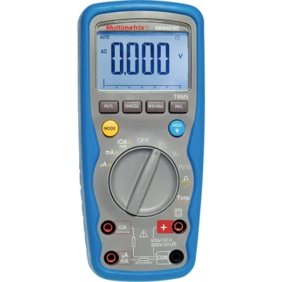 Immagine di Multimetrix DMM 230 Multimetro portatile digitale Impermeabile (IP67) CAT III 1000 V, IV 600 V Display (Counts): 6000