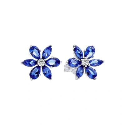 Immagine di Pandora Timeless Auricolari Blu/Argento 292407C01