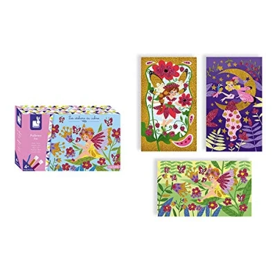 Immagine di Janod From 4 years old Creative Kit Fairy Glitter Les Ateliers du Calme Leisure Dexterity and Concentration J07806