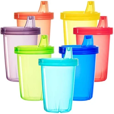 Immagine di Youngever 7 Pacchi Tazza Sippy Bambini, Tazze per Neonati, da Bere di Colori Assortiti