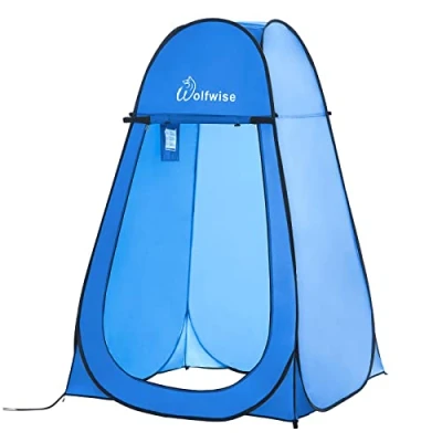 Immagine di WolfWise Tenda ad Apertura Istantanea Pop Up Campeggio Spiaggia Bagno Spogliatoio Doccia Riparo Privato all&#039;Aperto
